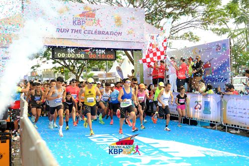 Race photo from CISANGKAN KBP CITY RUN 2025