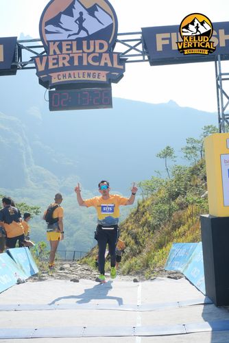 Race photo from Kelud Vertical Challenge 2024