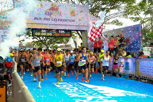 Race photo from CISANGKAN KBP CITY RUN 2025