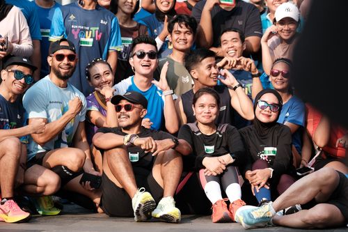 Race photo from Lari Bareng Yuk!