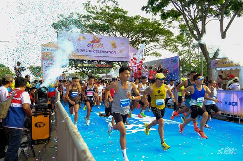 Race photo from CISANGKAN KBP CITY RUN 2025