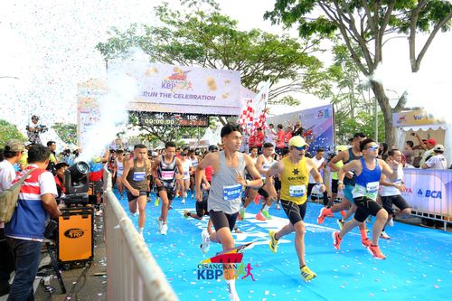 Race photo from CISANGKAN KBP CITY RUN 2025