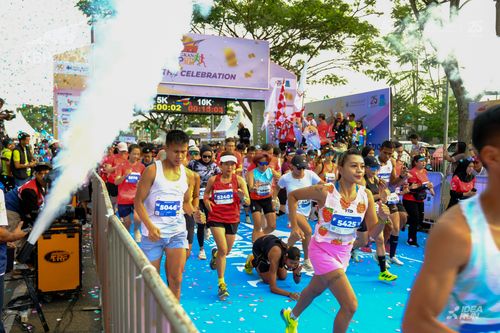 Race photo from CISANGKAN KBP CITY RUN 2025