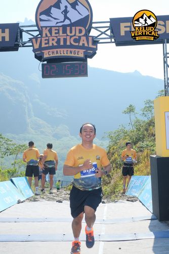 Race photo from Kelud Vertical Challenge 2024