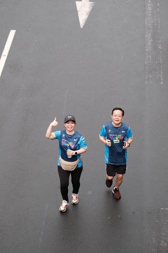 Race photo from Road to BAF Lions Run 2024