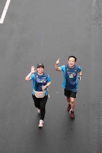 Race photo from Road to BAF Lions Run 2024