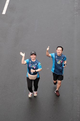 Race photo from Road to BAF Lions Run 2024