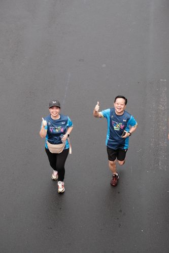 Race photo from Road to BAF Lions Run 2024