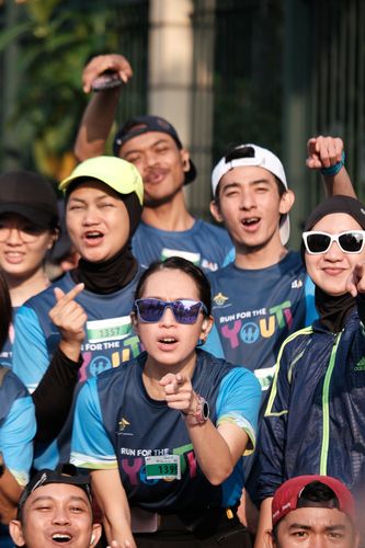 Race photo from Lari Bareng Yuk!