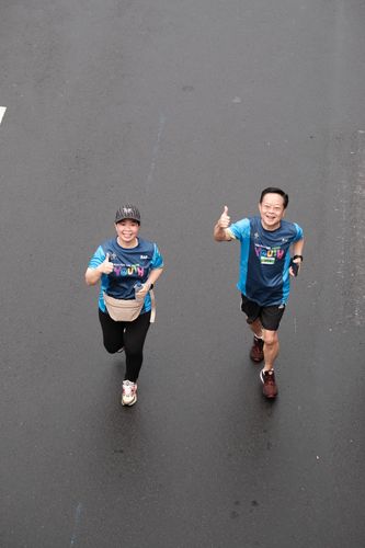 Race photo from Road to BAF Lions Run 2024