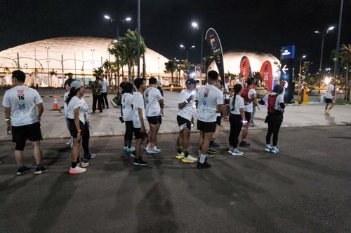 Race photo from PIK NITE RUN VIBES