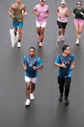 Race photo from Road to BAF Lions Run 2024