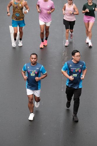 Race photo from Road to BAF Lions Run 2024