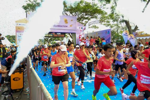 Race photo from CISANGKAN KBP CITY RUN 2025