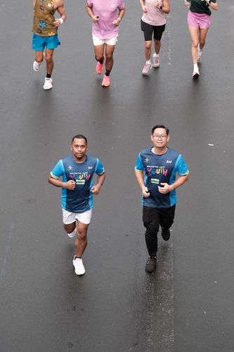 Race photo from Road to BAF Lions Run 2024