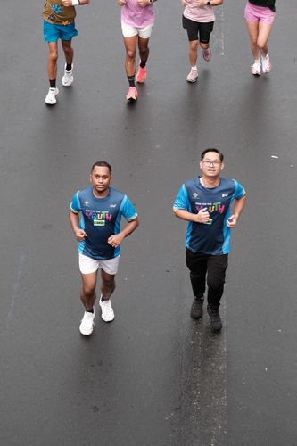 Race photo from Road to BAF Lions Run 2024