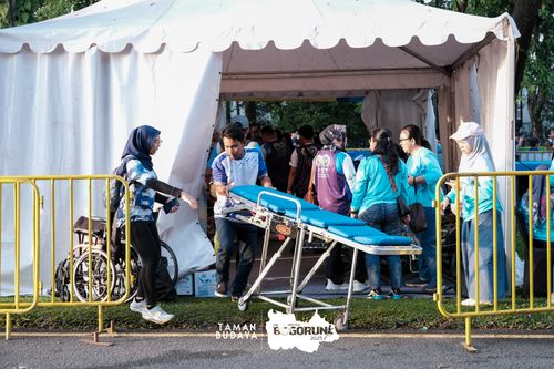 Race photo from Taman Budaya x BOGORUN 2025