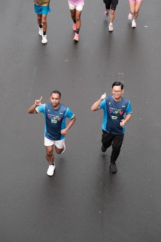 Race photo from Road to BAF Lions Run 2024