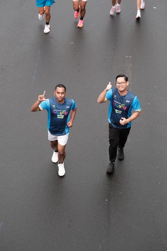 Race photo from Road to BAF Lions Run 2024