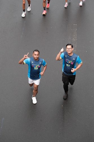 Race photo from Road to BAF Lions Run 2024
