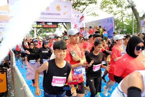 Race photo from CISANGKAN KBP CITY RUN 2025