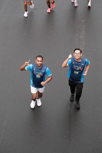Race photo from Road to BAF Lions Run 2024