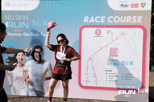 Race photo from Nu Skin Run 10K