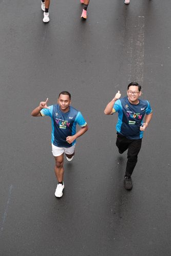 Race photo from Road to BAF Lions Run 2024
