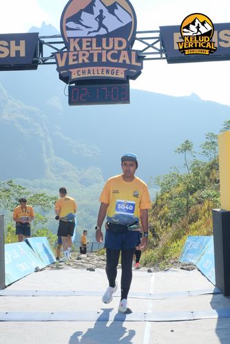 Race photo from Kelud Vertical Challenge 2024