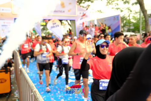 Race photo from CISANGKAN KBP CITY RUN 2025