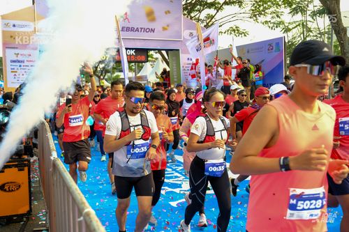 Race photo from CISANGKAN KBP CITY RUN 2025