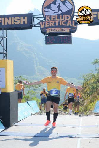 Race photo from Kelud Vertical Challenge 2024