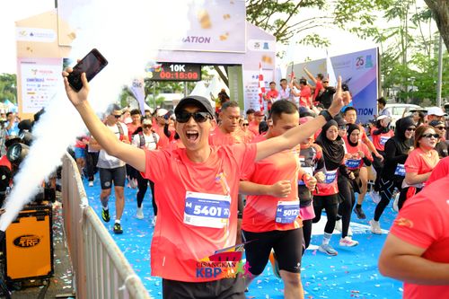 Race photo from CISANGKAN KBP CITY RUN 2025