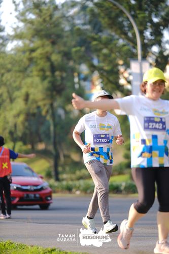Race photo from Taman Budaya x BOGORUN 2025