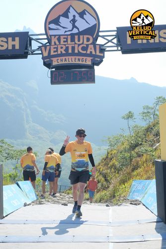 Race photo from Kelud Vertical Challenge 2024
