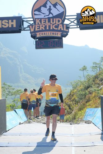Race photo from Kelud Vertical Challenge 2024