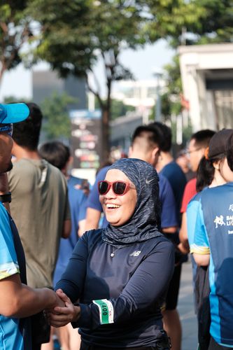 Race photo from Lari Bareng Yuk!