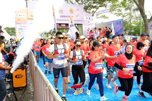 Race photo from CISANGKAN KBP CITY RUN 2025