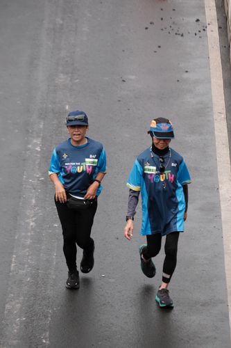 Race photo from Road to BAF Lions Run 2024