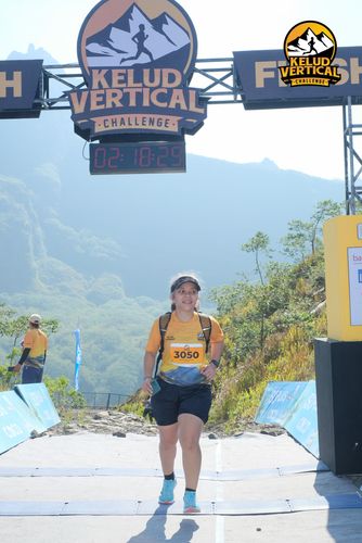 Race photo from Kelud Vertical Challenge 2024