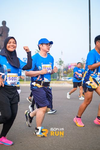 Race photo from ISOPlus Run 2024 Jakarta
