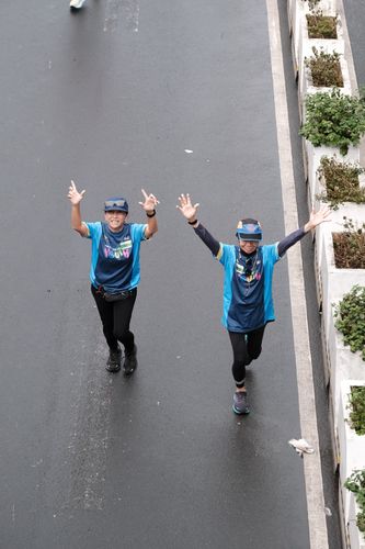 Race photo from Road to BAF Lions Run 2024