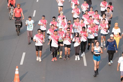 Race photo from Smartfren Run 2024 Vibes