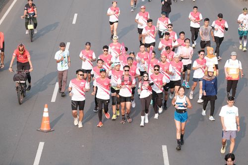 Race photo from Smartfren Run 2024 Vibes