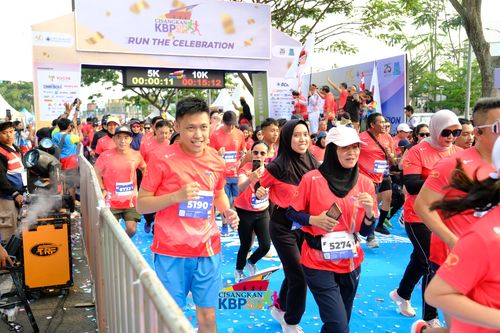 Race photo from CISANGKAN KBP CITY RUN 2025