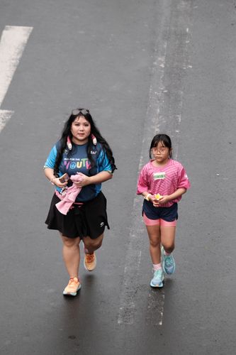 Race photo from Road to BAF Lions Run 2024