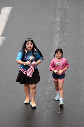 Race photo from Road to BAF Lions Run 2024