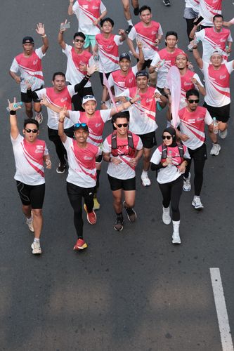 Race photo from Smartfren Run 2024 Vibes