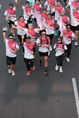 Race photo from Smartfren Run 2024 Vibes