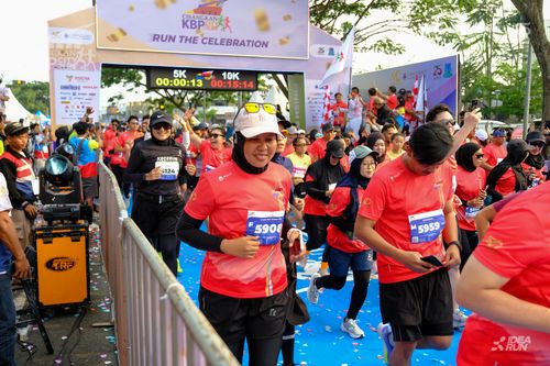 Race photo from CISANGKAN KBP CITY RUN 2025